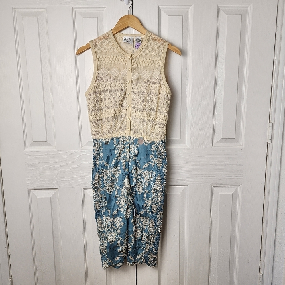 Bequile Byron Lars Fleiur De Lys Anthropologie Pencil Midi Dress Size 4 - Picture 6 of 11